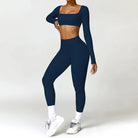 2-Piece Quick-Dry Workout Set Blue