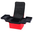 4-Tier Professional Cosmetic Case | Makeup Organizer Red