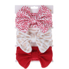 Adorable Girls Bow Headbands | 3-Pack Red