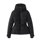 Belted Puffer Jacket Black