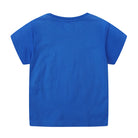 Blue Construction Truck Print Boys T-Shirt