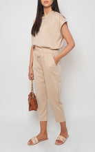 Boxy Loungewear Set Beige