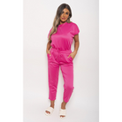 Boxy Loungewear Set Rose Pink