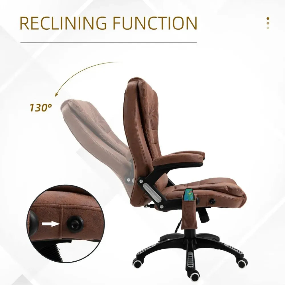 Brown Executive Chair with 6-Point Massage