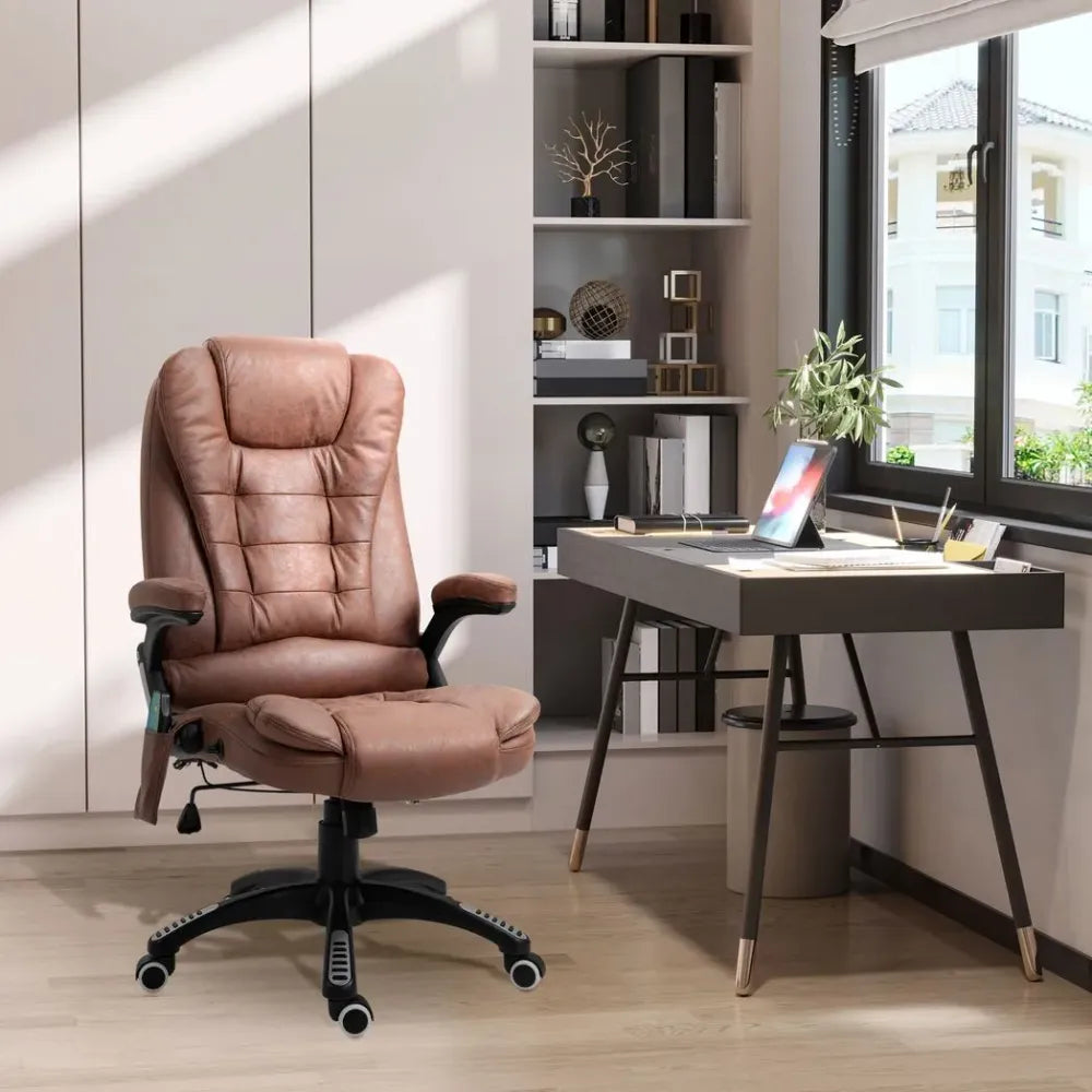 Brown Executive Chair with 6-Point Massage