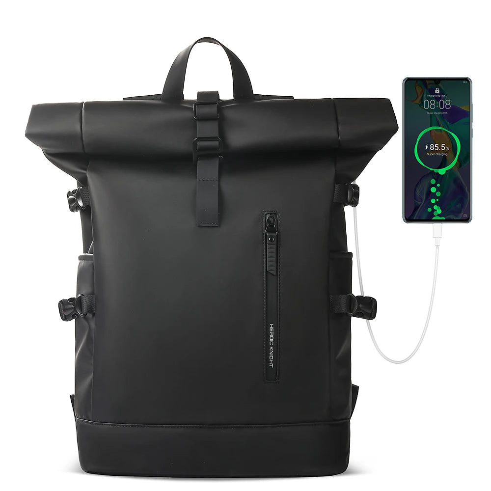 Expandable USB Waterproof Men's Backpack