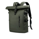 Expandable USB Waterproof Men's Backpack Green