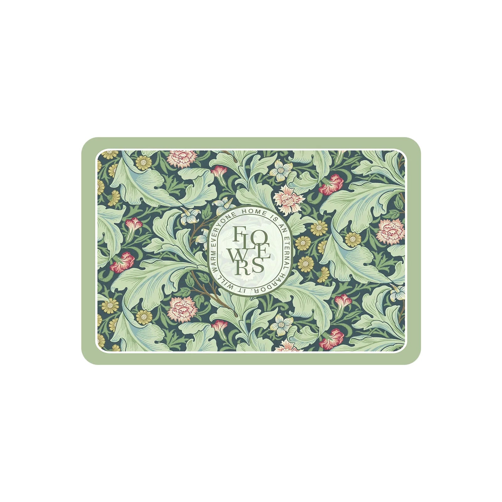 Floral Diatom Quick-Dry Bath Mat