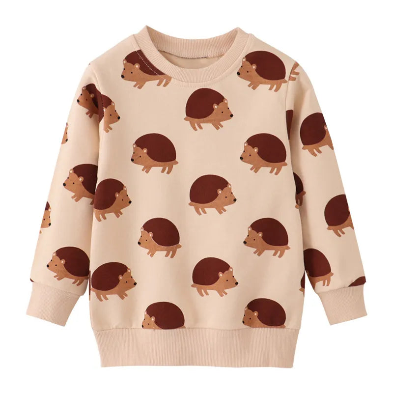 Hedgehog Print Boys Jumper