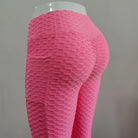 High Waist Pocket Fitness Leggings Pink