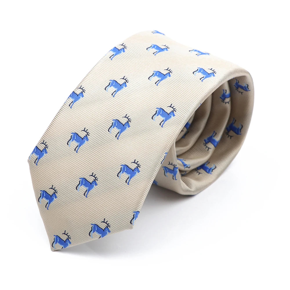 Men's Conversational Necktie | 6cm Slim Design