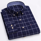 Men's Cotton Business Shirt Blue