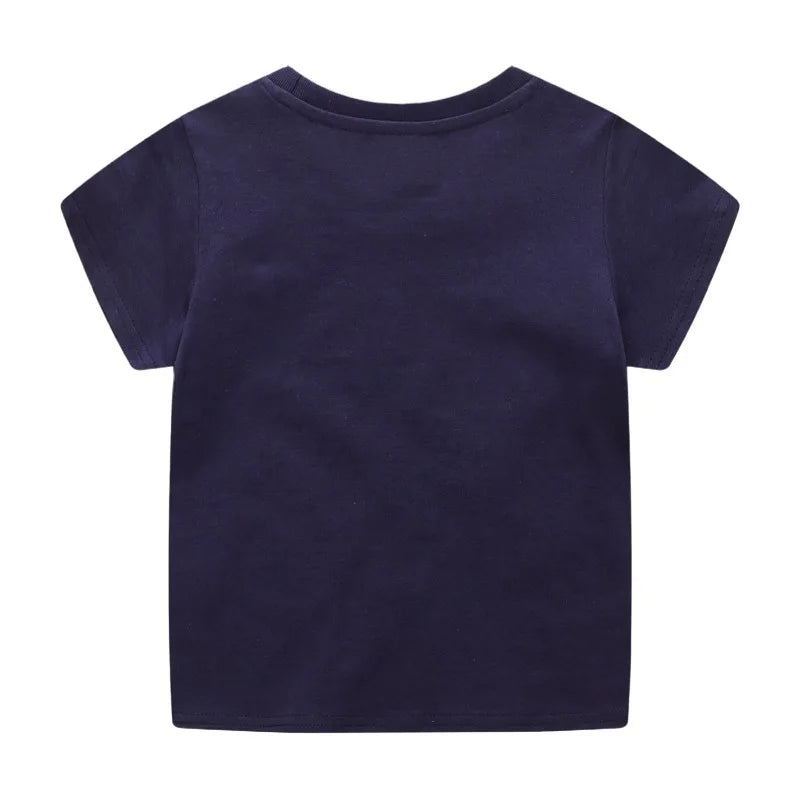 Navy Helicopter Print Boys T-Shirt