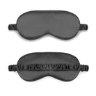 Pure Silk Padded Sleep Mask Black