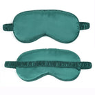 Pure Silk Padded Sleep Mask Green