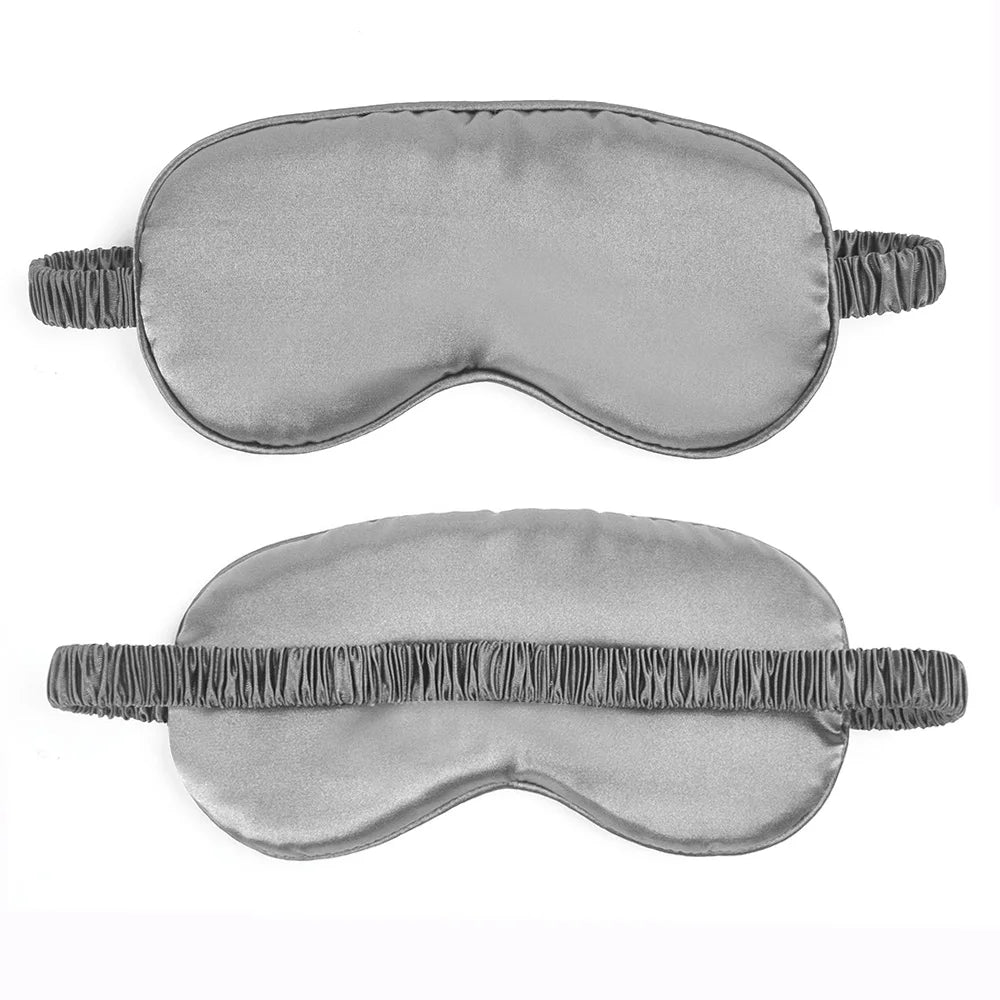 Pure Silk Padded Sleep Mask Grey