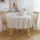 Round Floral Tablecloth