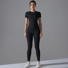 Seamless Workout Two-Piece Set Black