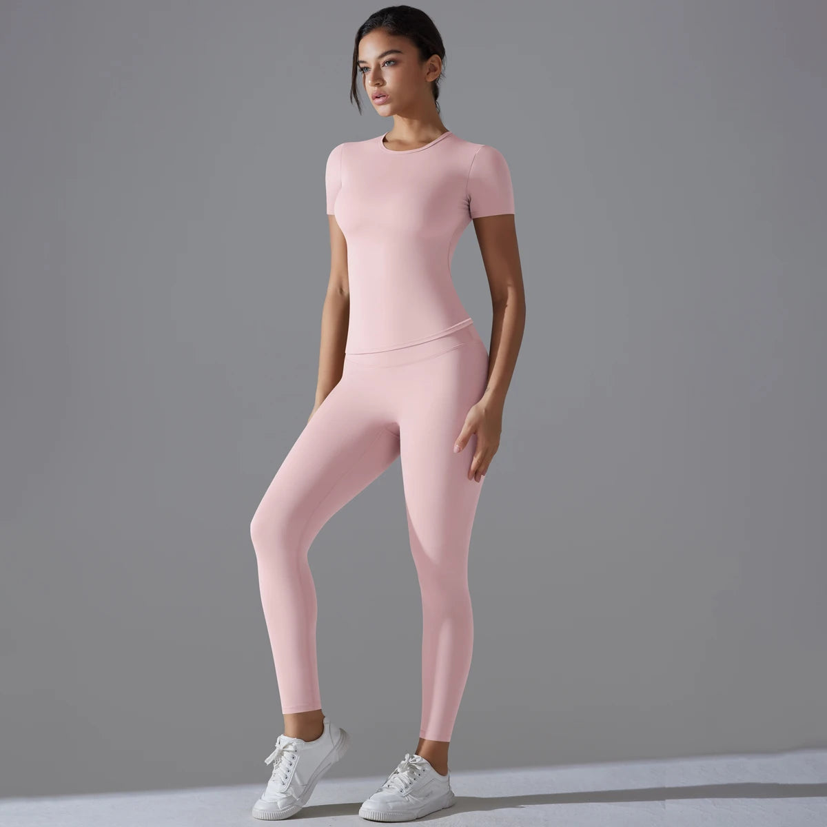 Seamless Workout Two-Piece Set Pink