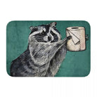 Sketch Raccoon Toilet Mat