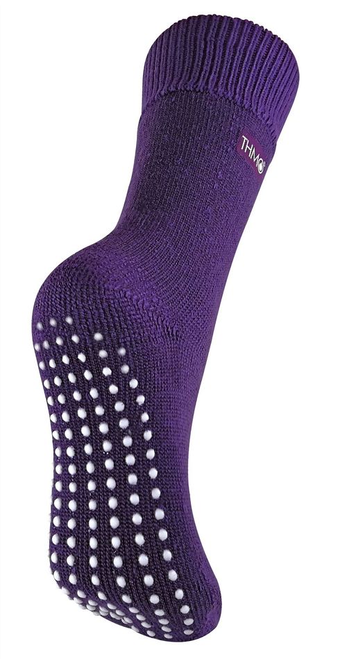 THMO Thermal Slipper Socks Purple