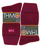 THMO Thermal Slipper Socks Red