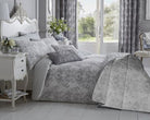 Toile Cotton Duvet Cover Set Grey