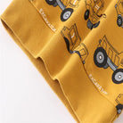 Yellow Construction Truck Print Boys Jumper