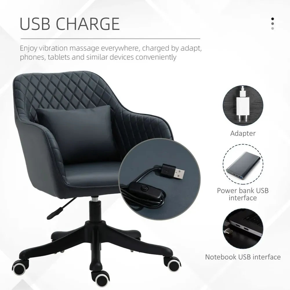 Massage-Enhanced Executive Office Chair