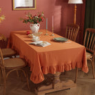 Classic Dining Tablecloth in Orange